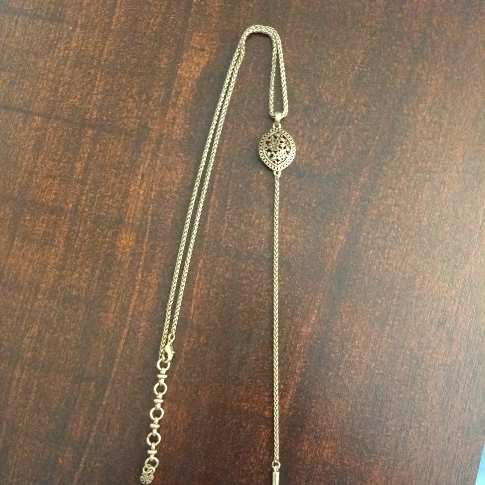 Lucky Brand Bolo Flower Necklace